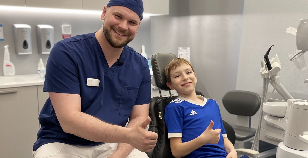 Удерживатель пространства для зуба у ребенка