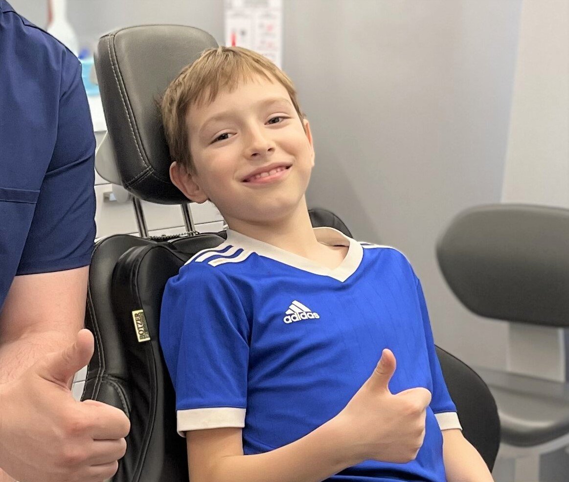 Ребенку установили несъемный аппарат для расширения нёба